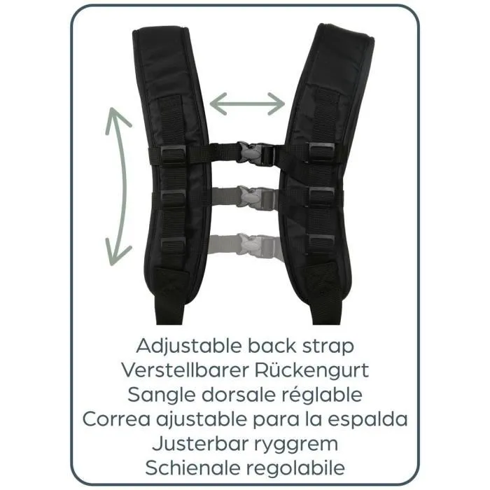 Dreambaby DRE9312742424756 Portabebés de 3 lados para llevar en movimiento - Negro 2