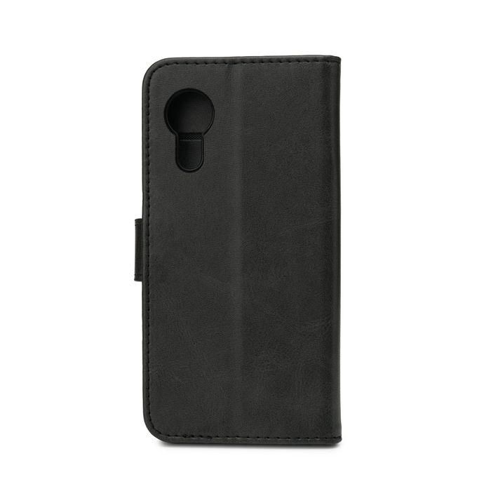 eSTUFF Funda de Billetera WALES para Samsung Galaxy Xcover 5 - Cuero PU Negro con Soporte y Ranuras para Tarjetas 2