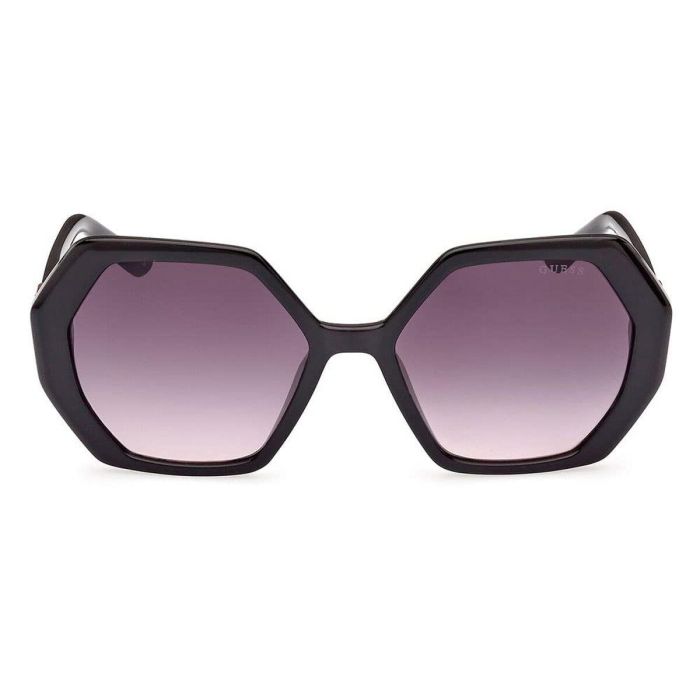 Guess GU7879 01B Gafas de Sol Mujer Geométricas Montura Negra Brillante Lentes Humo Degradado 140 mm 3