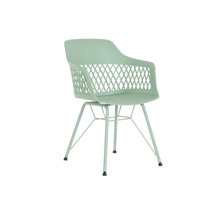 Silla Scandi DKD Home Decor Verde 57 x 80.5 x 57 cm