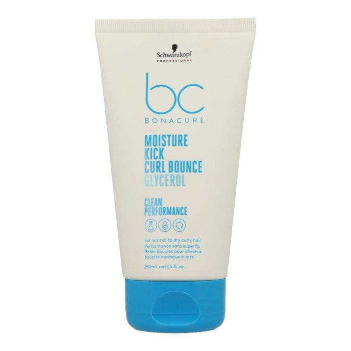 Schwarzkopf BC Clean Performance Moisture Kick Curl Bounce - Crema Rizos Hidratante Definición 48h sin Aclarado 150ml