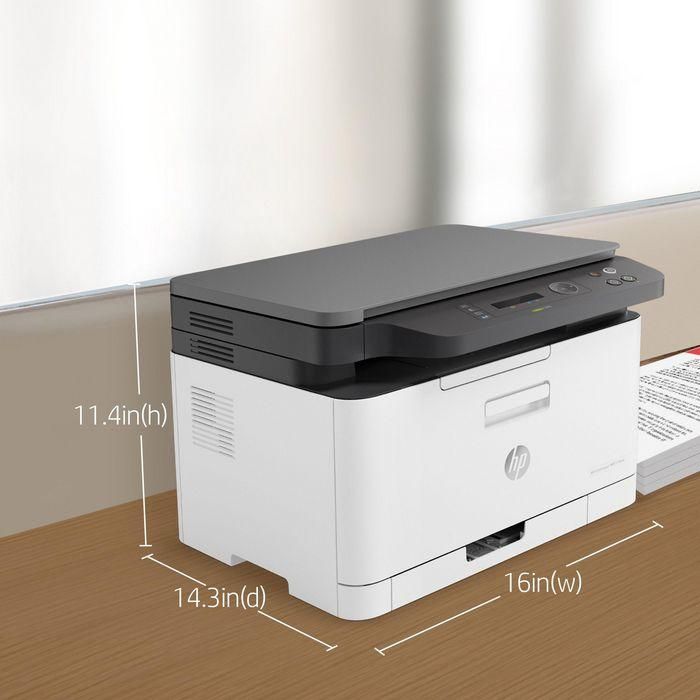 HP 4ZB96A - Impresora Multifunción Láser Color MFP 178NW WiFi 3 en 1 Compacta para Oficina y Hogar, 18ppm Negro, 4ppm Color 9 HP 4ZB96A - Impresora Multifunción Láser Color MFP 178NW WiFi 3 en 1 Compacta para Oficina y Hogar, 18ppm Negro, 4ppm Color 9