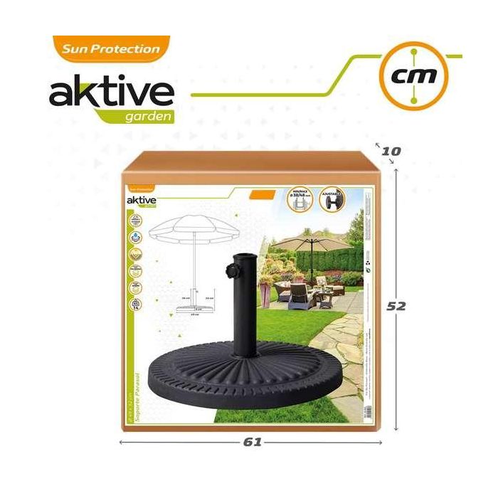 Color Baby Base Parasol Poliresina 14 kg Gris Tubo D38/48 49x32cm 3