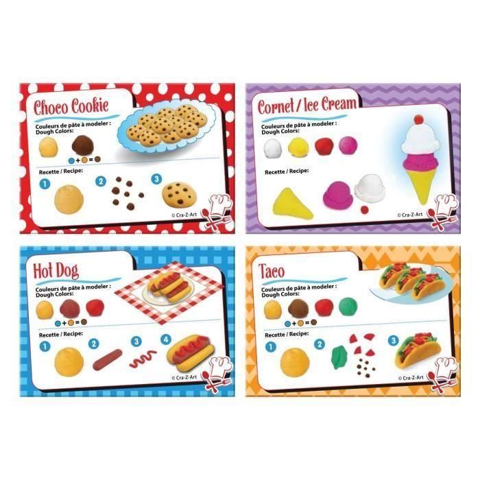 LEXIBOOK - Kit de arcilla de modelar suave y moldeable Super Chef 1 LEXIBOOK - Kit de arcilla de modelar suave y moldeable Super Chef 1