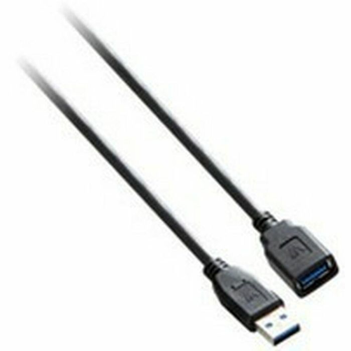 Cable USB V7 V7E2USB3EXT-03M Negro 3 m