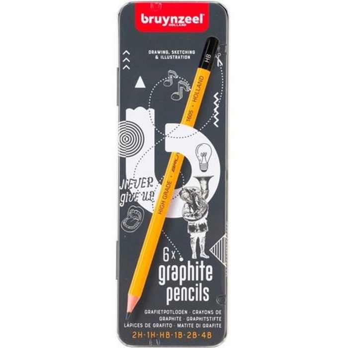 Set de Lápices Talens Bruynzeel Burotek 6 Piezas (6 Unidades) 1 Set de Lápices Talens Bruynzeel Burotek 6 Piezas (6 Unidades) 1