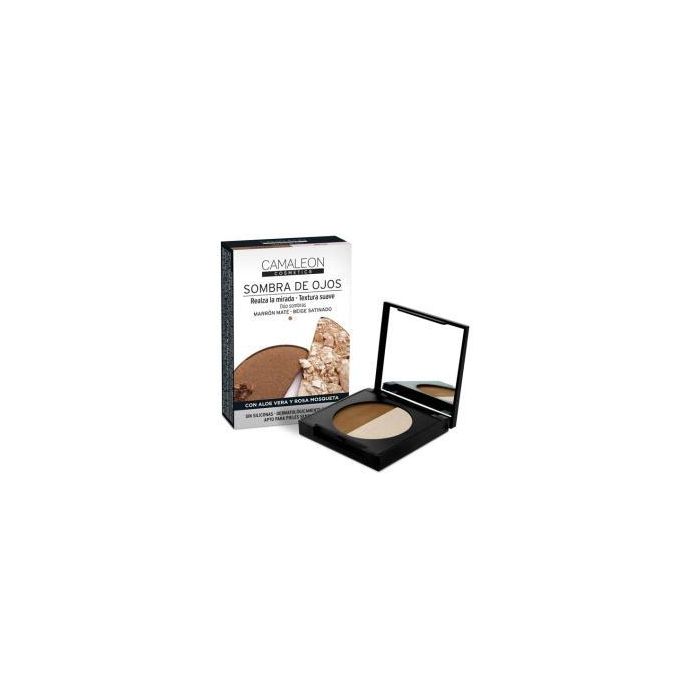 Camaleon Sombra De Ojos Duo Marron-Beige Camaleon Sombra De Ojos Duo Marron-Beige