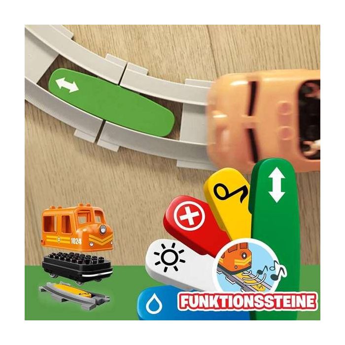 Juego de construccion tren de mercancías lego duplo 18