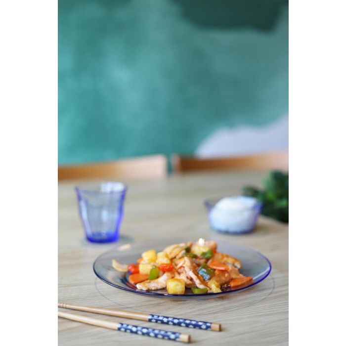 Duralex Vajilla Marine Lys 12 piezas, Platos Llano 23.5 cm, Hondo 19.5 cm, Postre 19 cm (2 Unidades) 6