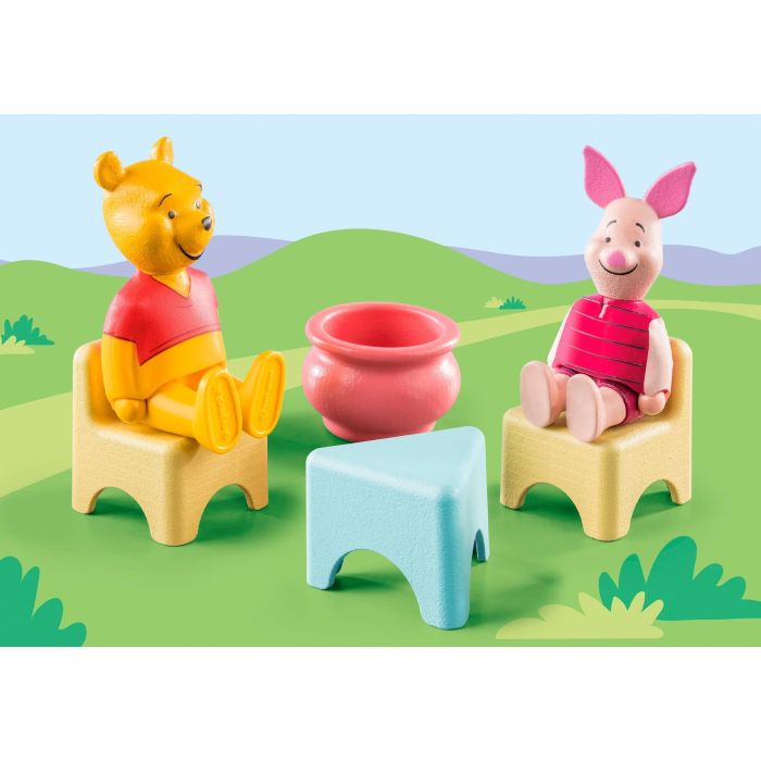 Playmobil 1.2.3 & Disney Winnie The Pooh y Piglet Juguete Educativo Desarrollo Motriz y Cognitivo 2