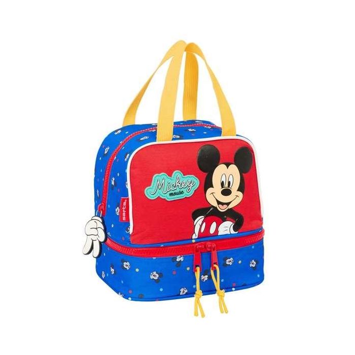 Portameriendas Safta Mickey Mouse Good Day 200x200x150 mm Portameriendas Safta Mickey Mouse Good Day 200x200x150 mm