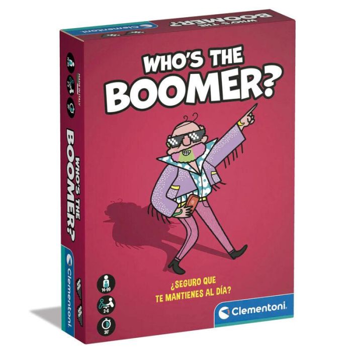 Clementoni Juego de Cartas Whos The Boomer Español