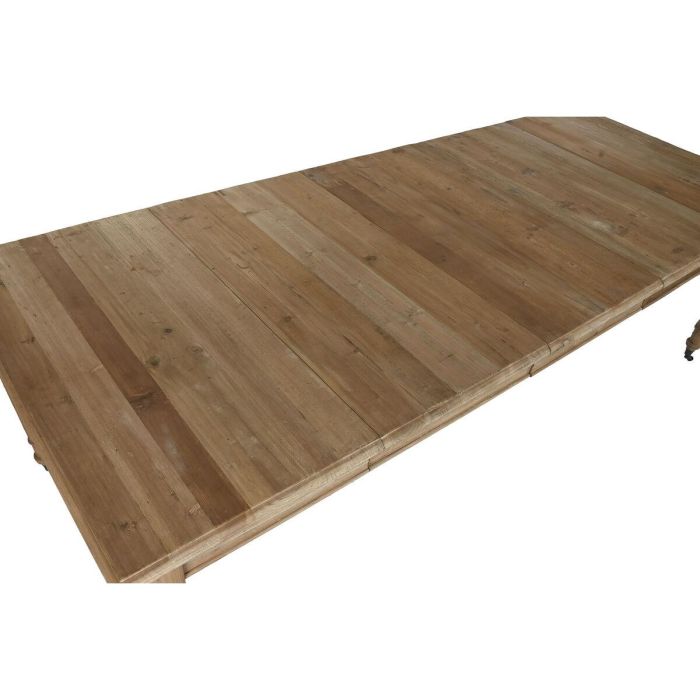 Mesa de Comedor Home ESPRIT Natural Abeto 100 x 100 x 78 cm 8