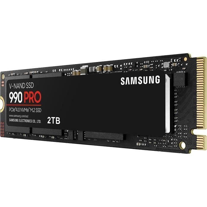 Samsung 990 Pro - SSD Drive duro - 2 TB - PCIGEGEN4.0 X4 - NVME2.0 - M.2 2280 2