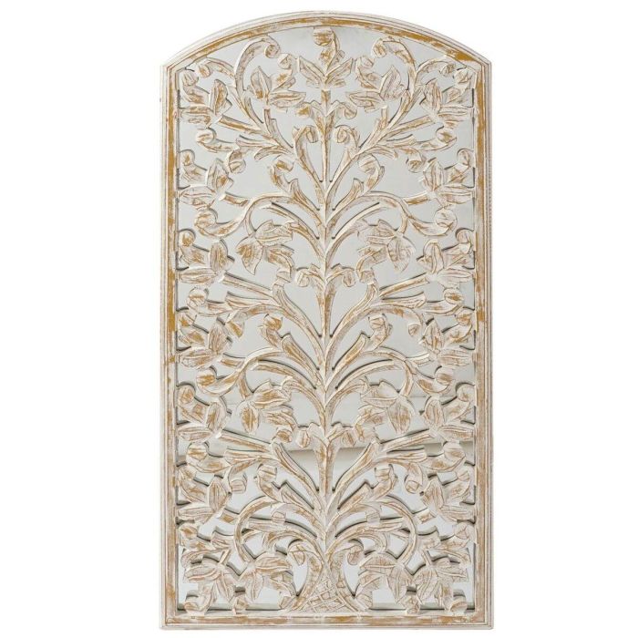 Decoracion Pared Romantico DKD Home Decor Blanco 2 x 89 x 45 cm