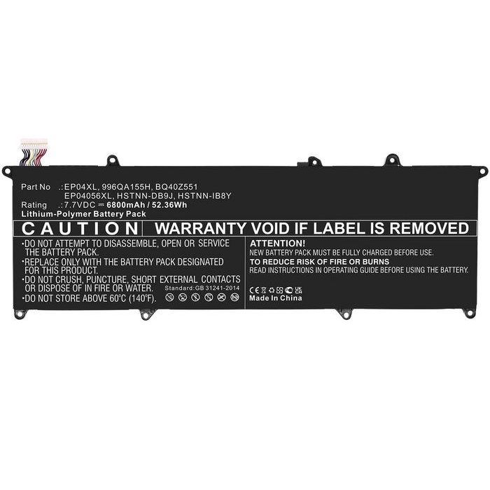 CoreParts Laptop Battery for HP 52.36Wh Li-Pol 7.7V 6800mAh Black, Elite Dragonfly G1, Elite Dragonfly G2, Elite Dragonfly-8MK79EA, Elite Dragonfly Max CoreParts Laptop Battery for HP 52.36Wh Li-Pol 7.7V 6800mAh Black, Elite Dragonfly G1, Elite Dragonfly G2, Elite Dragonfly-8MK79EA, Elite Dragonfly Max
