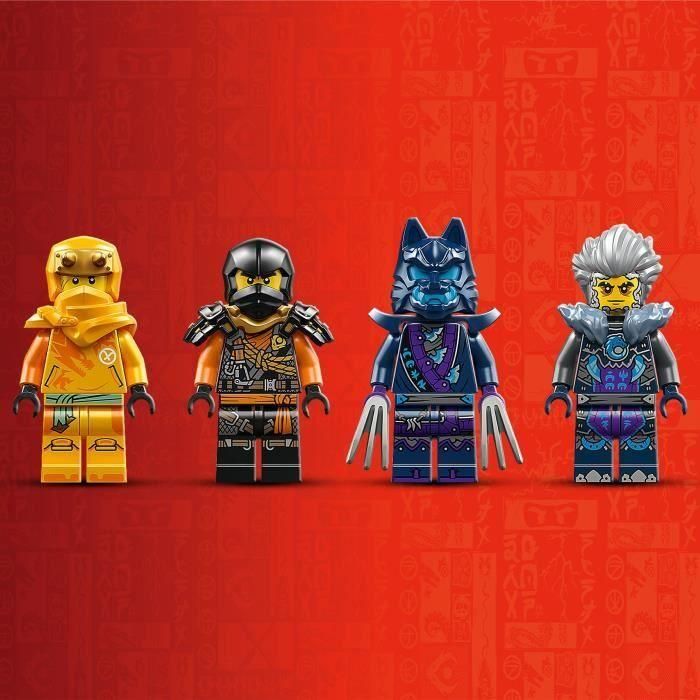 LEGO 71811 Buggy Todoterreno Ninja de Arin Ninjago, Amarillo, con 4 minifiguras y Riyu bebé - Temporada 2 3