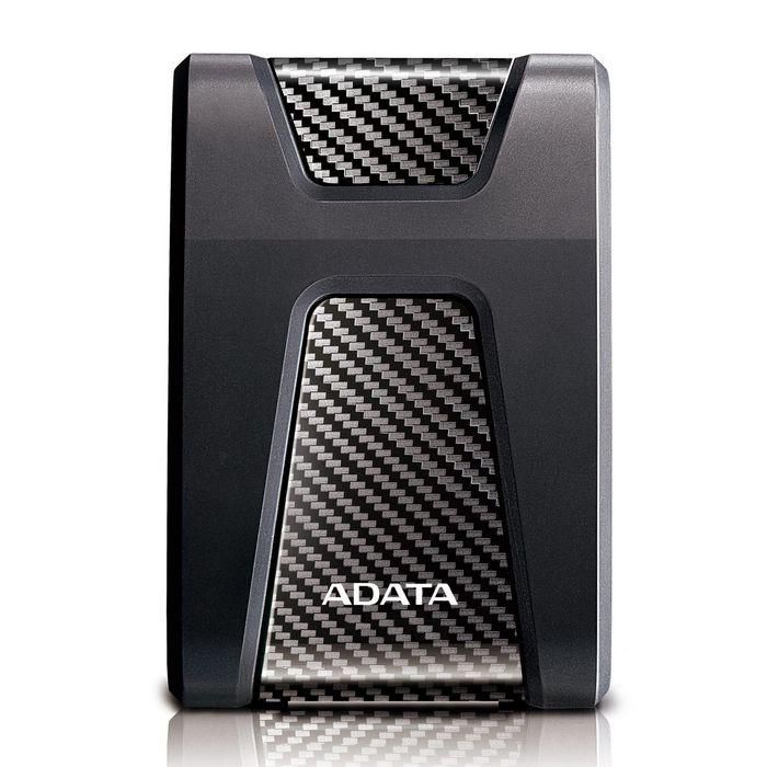 ADATA HD650 Disco Duro Externo Portátil 1TB USB 3.1 Negro con Indicador LED Azul, Protección Antigolpes y Antiarañazos