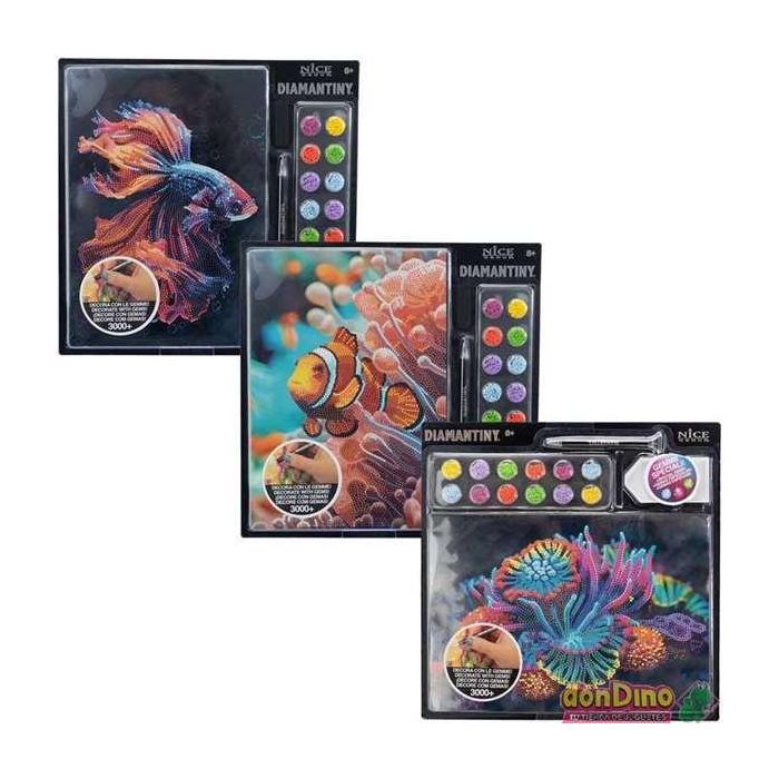 Diario crystal art diamantiny level up surtido 8.fondo marino. realiza mosaicos con gemas de colores en 3D 32x32x 2,4 cm - modelos surtidos 1 Diario crystal art diamantiny level up surtido 8.fondo marino. realiza mosaicos con gemas de colores en 3D 32x32x 2,4 cm - modelos surtidos 1