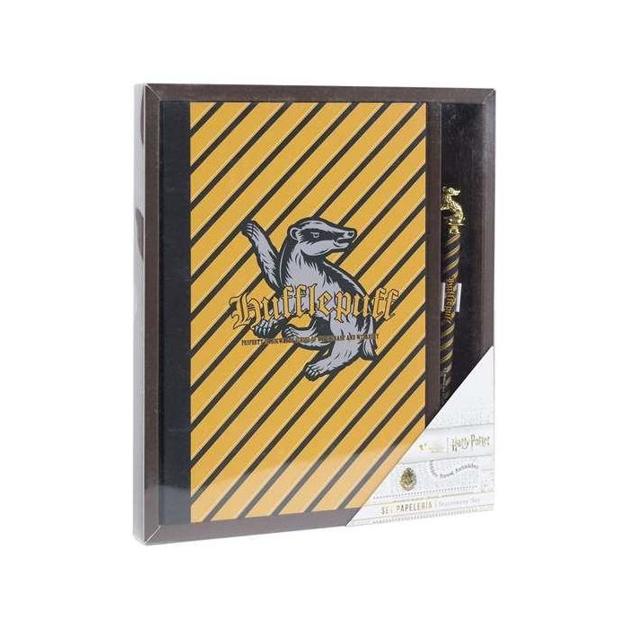 Set de papelería harry potter hufflepuff 22.0 x 22.0 x 2.5 cm 3