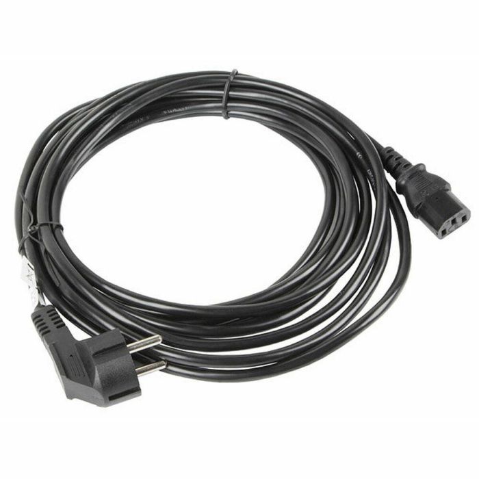 Lanberg Cable de Alimentación Schuko CEE 7/7 a IEC320 C13, 10m, Negro