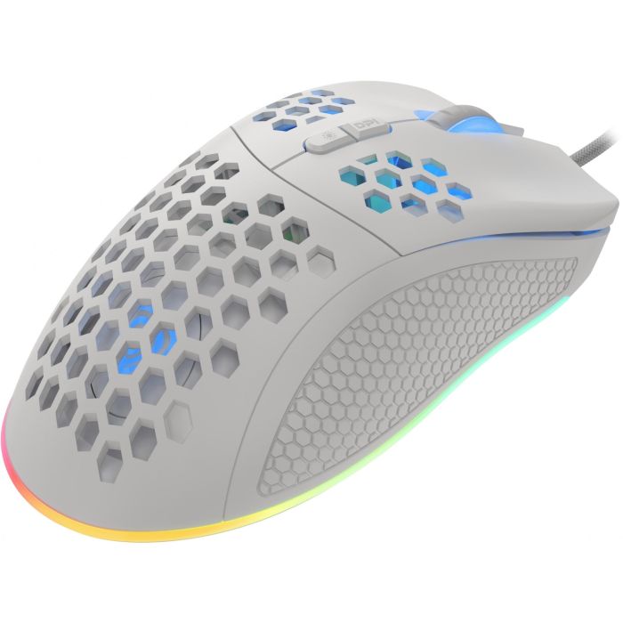 GENESIS Krypton 555 Ratón Gaming Óptico Ultraligero 8000 DPI, 7 Botones Programables, RGB, Ergonómico, USB, Blanco 4 GENESIS Krypton 555 Ratón Gaming Óptico Ultraligero 8000 DPI, 7 Botones Programables, RGB, Ergonómico, USB, Blanco 4