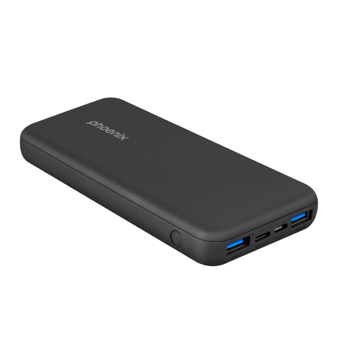 Phoenix Technologies Powerbank Batería Externa 10000mAh con Quick Charge y Power Delivery, USB Tipo A y C 1 Phoenix Technologies Powerbank Batería Externa 10000mAh con Quick Charge y Power Delivery, USB Tipo A y C 1