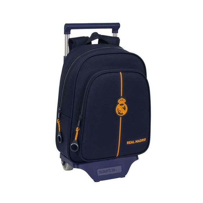 Mochila Safta Mod. 524 Con Carro 705 Real Madrid 2 Equipacion 24-25 100x270x330 mm Mochila Safta Mod. 524 Con Carro 705 Real Madrid 2 Equipacion 24-25 100x270x330 mm