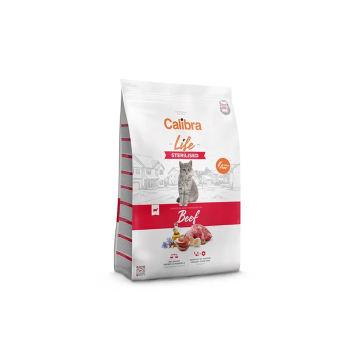 Calibra Cat Life Sterilised Ternera 6 kg Alimento para Gatos