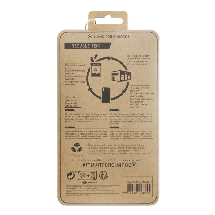 Muvit Funda Recycletek para Oppo A57S, 100% reciclada, variedad de colores 5 Muvit Funda Recycletek para Oppo A57S, 100% reciclada, variedad de colores 5