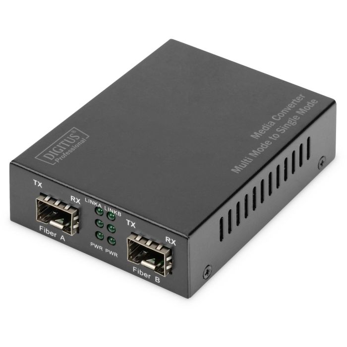 DIGITUS DN-82133 Convertidor de medios SFP Gigabit Ethernet Multimodo/Monomodo 100/1000 Mbit/s para red LAN