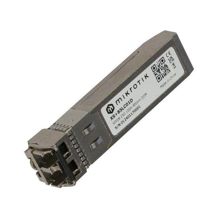 MikroTik Módulo Óptico Transceptor 1.25G SFP, 10G SFP+, 25G SFP28 hasta 100m Económico con Diagnóstico Digital MikroTik Módulo Óptico Transceptor 1.25G SFP, 10G SFP+, 25G SFP28 hasta 100m Económico con Diagnóstico Digital