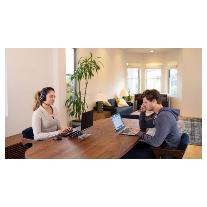 Kensington Auriculares Gaming H3000 PROVC, Diadema Bluetooth 5.2, Negro, 60h Batería, Cancelación Ruido, Micrófono Boom, USB-C, Para PC, PS, Xbox, Android, iOS