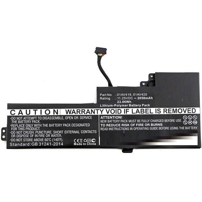 CoreParts Laptop Battery for Lenovo 22.80Wh Li-Pol 11.4V 2000mAh Black, ThinkPad T470, ThinkPad T470 20HD002TCD, ThinkPad T470 20HDA003CD CoreParts Laptop Battery for Lenovo 22.80Wh Li-Pol 11.4V 2000mAh Black, ThinkPad T470, ThinkPad T470 20HD002TCD, ThinkPad T470 20HDA003CD