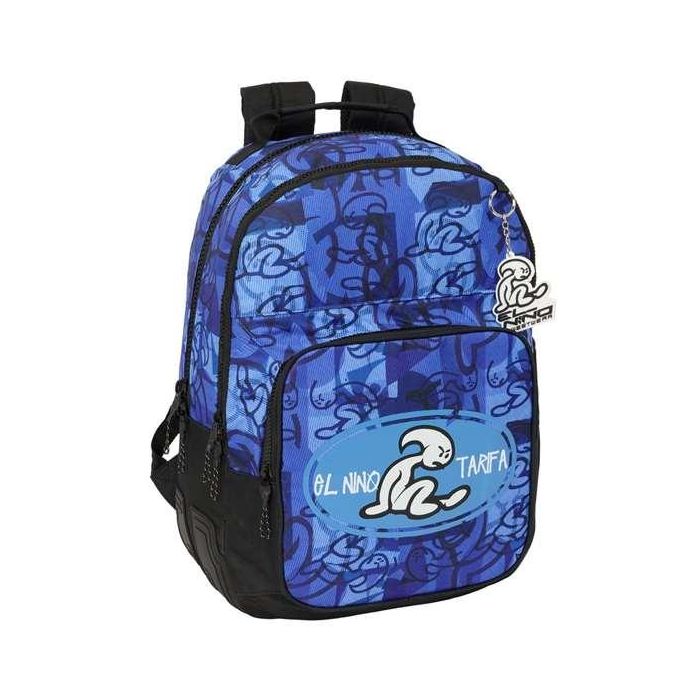 Mochila Escolar El Niño Roller Azul Negro 32 x 42 x 15 cm 0 Mochila Escolar El Niño Roller Azul Negro 32 x 42 x 15 cm 0