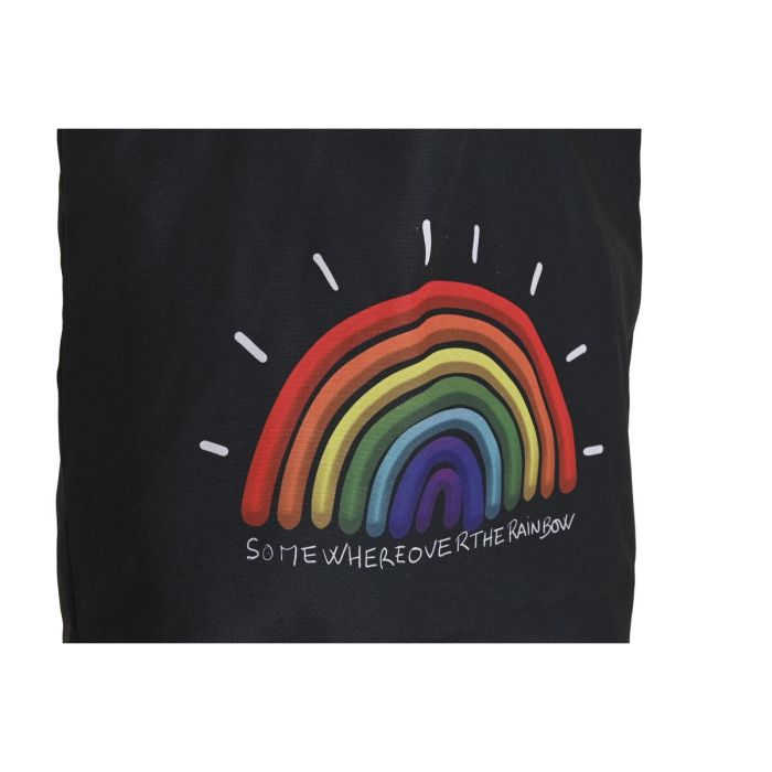 Bolsa Urban DKD Home Decor Multicolor Negro 15 x 40 x 43 cm (2 Unidades) 1