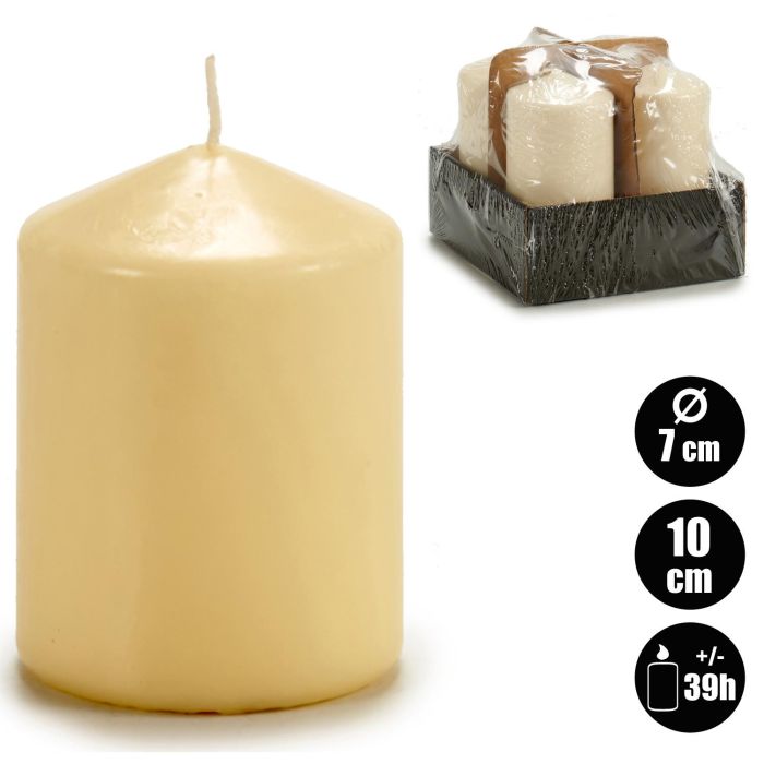 Vela Taco Crema 10Cm Acorde (24 Unidades) 3 Vela Taco Crema 10Cm Acorde (24 Unidades) 3