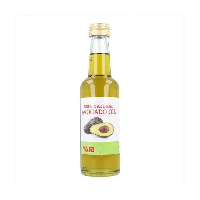 Yari Aceite de Aguacate 100% puro 250ml – Hidratante y Nutritivo para Piel y Cabello Secos, Quebradizos