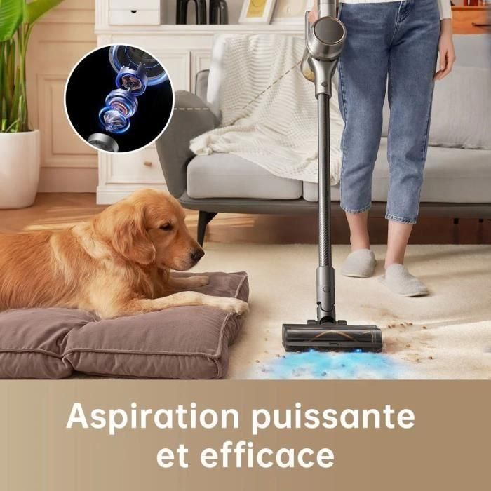 Dreame DRE6973734688032 - Aspiradora Escoba Inalámbrica R20, 190AW Potencia, 90 min Autonomía, Detección Suciedad, Display LED 1