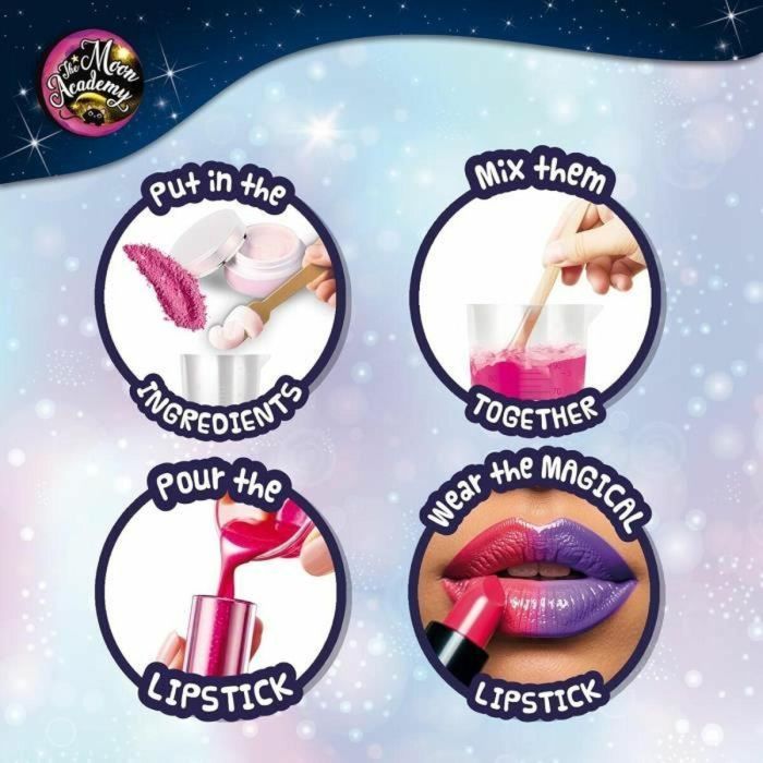 THE MOON ACADEMY LIS8008324110667 - Kit de Ocio Creativo de Lápiz Labial con Componentes y Tubos 2 THE MOON ACADEMY LIS8008324110667 - Kit de Ocio Creativo de Lápiz Labial con Componentes y Tubos 2
