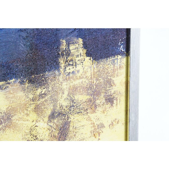 DKD Home Decor Cuadro Decorativo Abstracto Gris Azul 100 x 70 cm (2 Unidades) 2