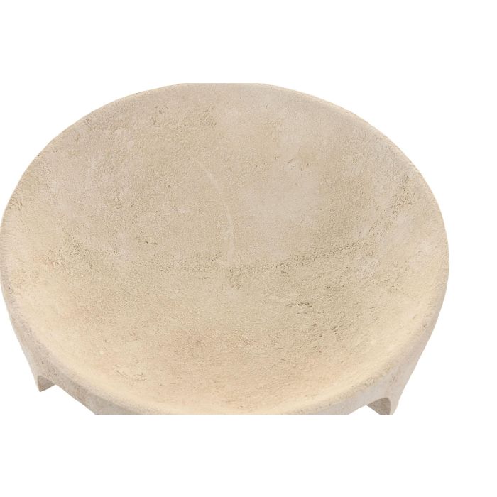 Centro Mesa Scandi DKD Home Decor Crema 26 x 7 x 26 cm (6 Unidades) 1