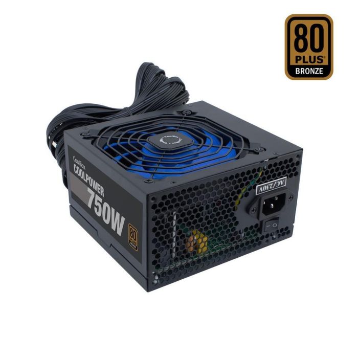 Fuente de Alimentación CoolBox COO-FACPO-750 750 W 80 Plus Bronze Fuente de Alimentación CoolBox COO-FACPO-750 750 W 80 Plus Bronze