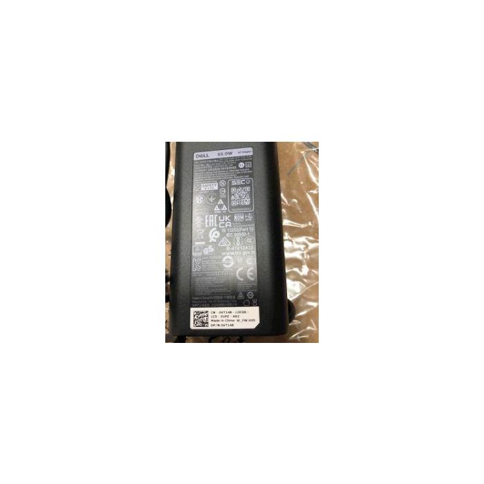 Dell Adaptador de Corriente 65W 19.5V 3 Pin Type C C6 Cable de Alimentación