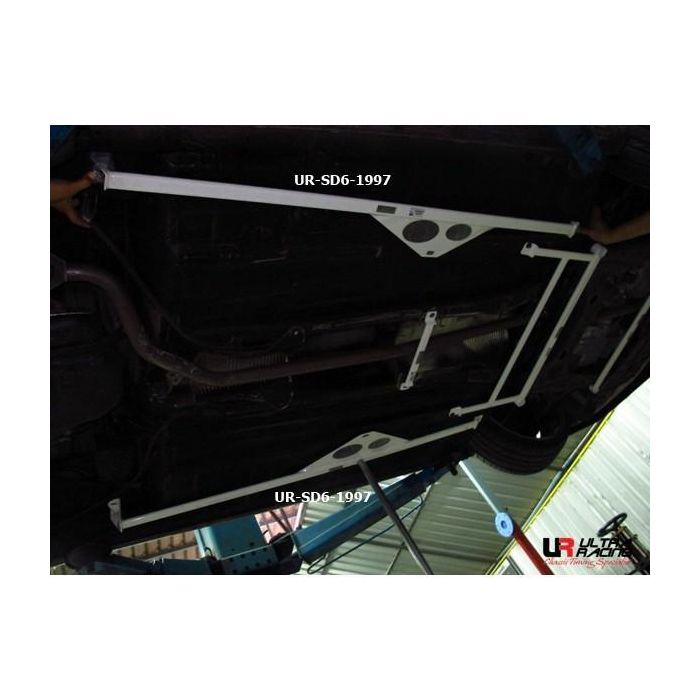 Ultra Racing Barra Inferior Refuerzo Inferior Honda Civic FB 1.8 (10+) USA - URSD6-1997 - Aumenta Rigidez Chasis, Precisión Dirección y Estabilidad