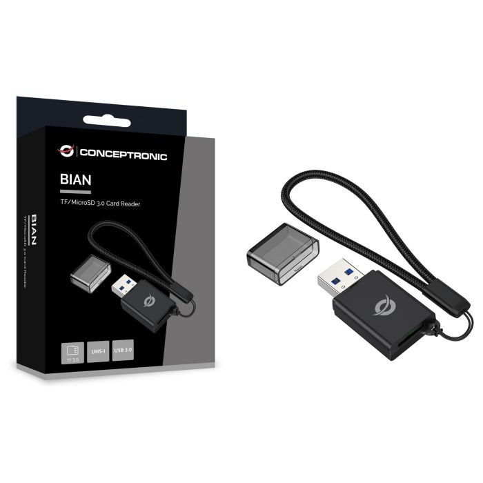 Conceptronic Lector Tarjetas USB 3.0 BIAN07B hasta 5Gbps Negro 3 Conceptronic Lector Tarjetas USB 3.0 BIAN07B hasta 5Gbps Negro 3