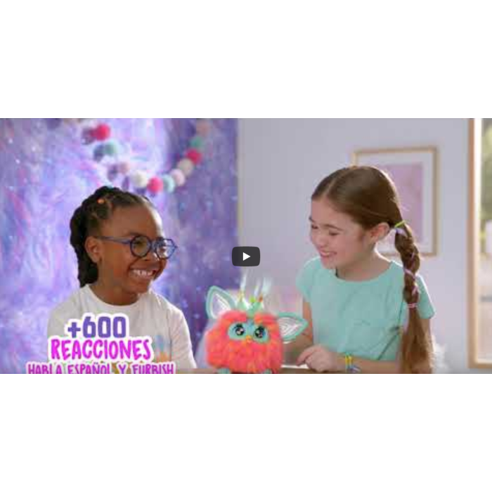 Hasbro Furby Naranja Coral - Juguete Interactivo con Reconocimiento de Voz, Modos de Juego y Lenguaje Humano 2
