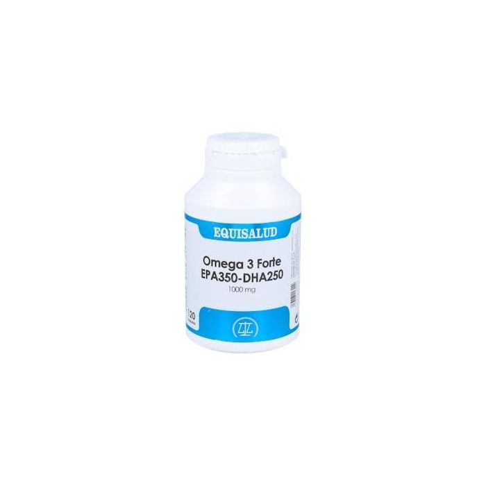 EQUISALUD Omega Forte EPA350-DHA250 1000mg para Funcionamiento Normal del Corazón, 120 Cápsulas