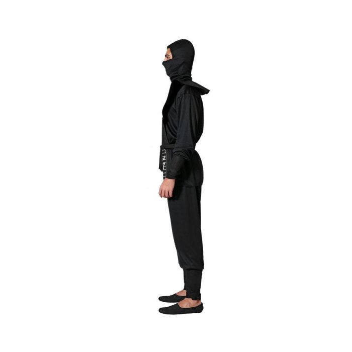 Disfraz Ninja Blanco Adulto Gris XS-S 1