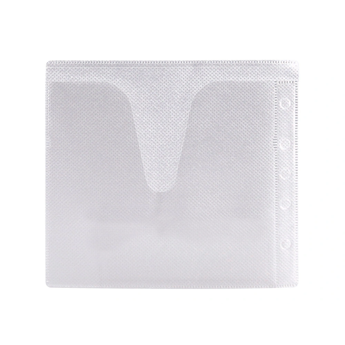 Q-connect Sobre para 2 CD Polipropileno con Solapa Multitaladro y Forro Protector - Pack 40 Unidades 3